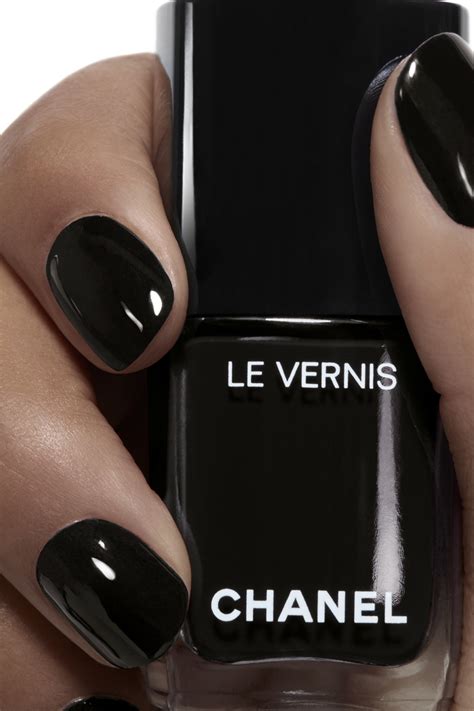 chanel black nail polish